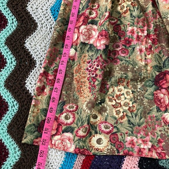 Vintage Peggy Race Maxi Dress Womens S Handmade Boho Sleeveless Floral Paisley - Picture 2 of 13